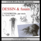 COURS du SOIR DESSIN FUSAIN