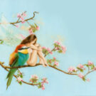 la fée et l&rsquo;oiseau toile en vente