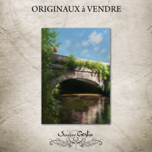 PASTEL A3 Le Pont des Secrets (Oracle de Brocéliande)
