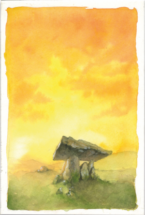 Aquarelle Le Dolmen